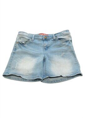 Elite Jeans Girls Light Blue Distressed Jean Shorts Size 5-6